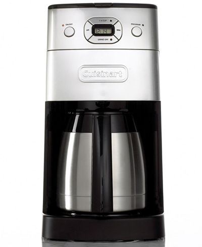 Cuisinart DGB-650BC 10-Cup Grind & Brew Thermal Programmable Coffee Maker - Coffee, Tea ...